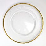 Wholesale Glass Charger Plate PZ-001 - Image 5